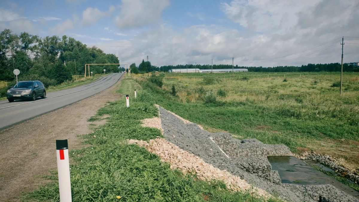 Семь водопропускных труб отремонтировали на дорогах Богородского округа по нацпроекту «Инфраструктура для жизни»