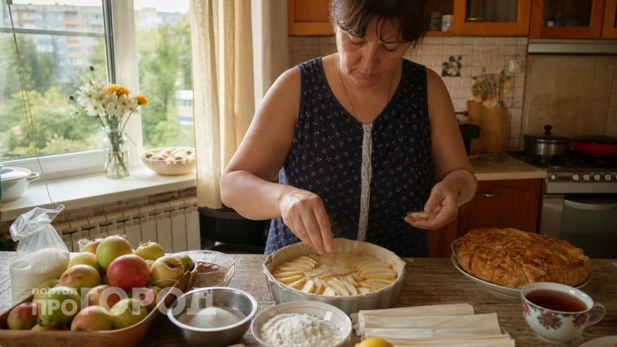 Забудьте про обычную шарлотку: три рецепта яблочных пирогов от Юлии Высоцкой для идеального чаепития в августе