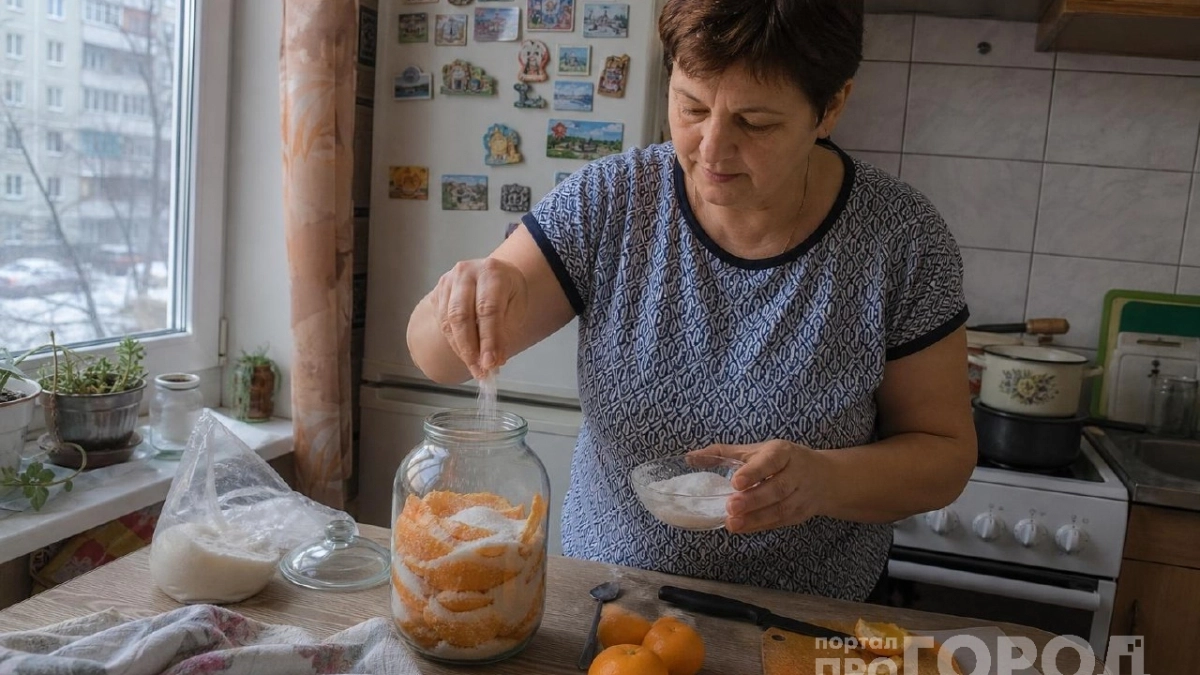 Перетираю мандариновую кожуру с солью и балдею: зимой одна щепотка приносит неожиданную пользу