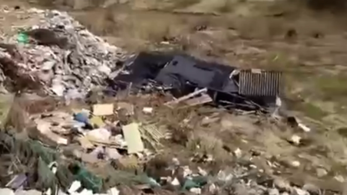 Оползень в Караулово разрушает коммуникации деревни 