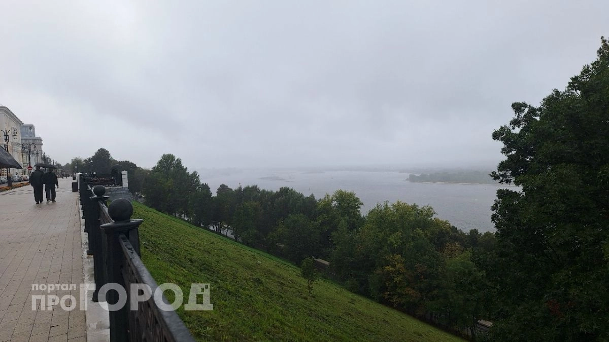 Облачный и дождливый вторник ожидает нижегородцев
