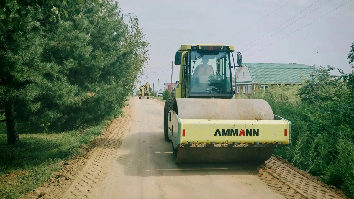 В Павловском округе на дороге к деревне Криуша после ремонта открыли автомобильное движение