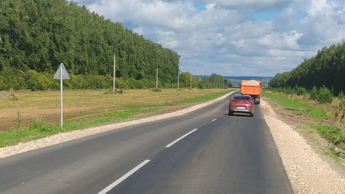 В Нижегородской области по нацпроекту отремонтировали более 7 км дороги Вад - Дубенское
