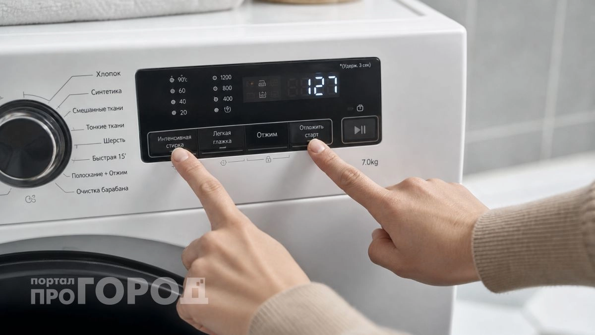 Зажмите две кнопки на стиралке: простой режим уберет грязь, плесень и затхлый запах без лишних усилий