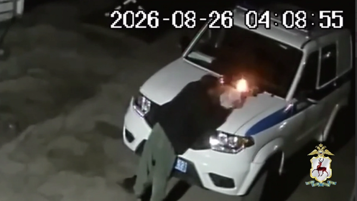 Жителя Дзержинска отправили в СИЗО после поджога полицейского УАЗа