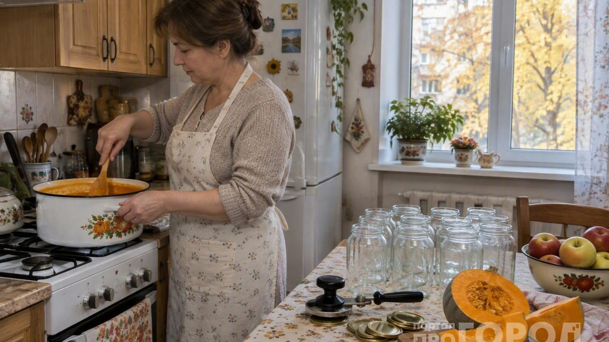 3 кг тыквы и 2 кг яблок: варю солнечный чатни — пряный соус к мясу и сыру закрываю десятками банок