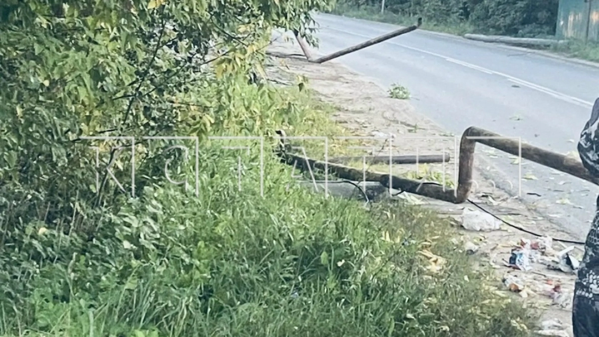 Мусоровоз снес трубу в Балахне и оставил без газа более 80 домов