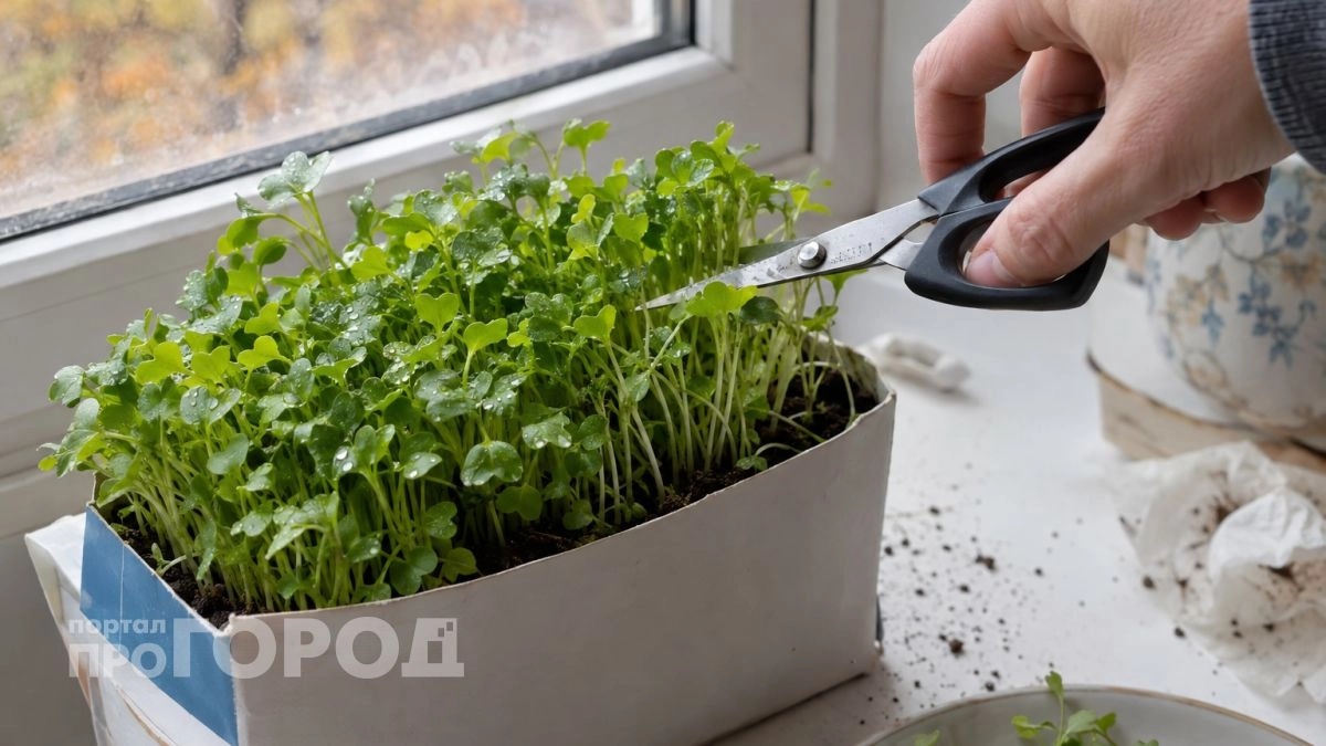 Пакеты из-под молока больше не выбрасываю: засыпаю землю в октябре и срезаю свежую зелень к супу