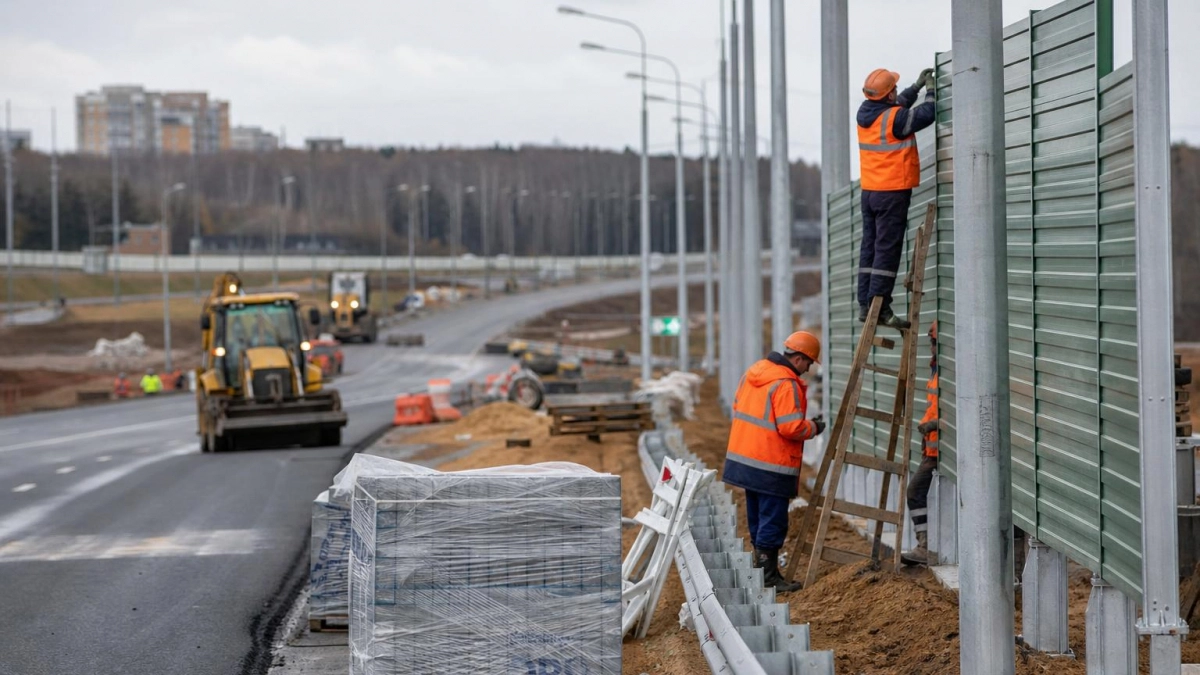Дублёр проспекта Гагарина готов на 62% и станет первой платной дорогой