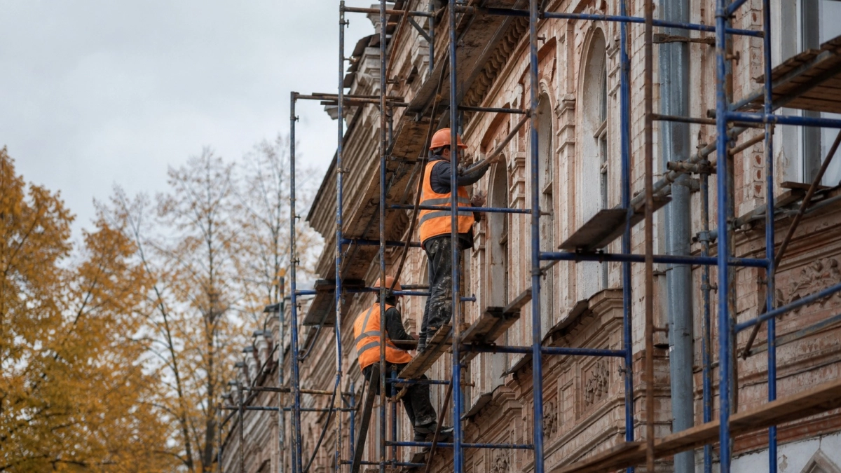 В Нижнем Новгороде началась реставрация домов Ильиной и Самойлова