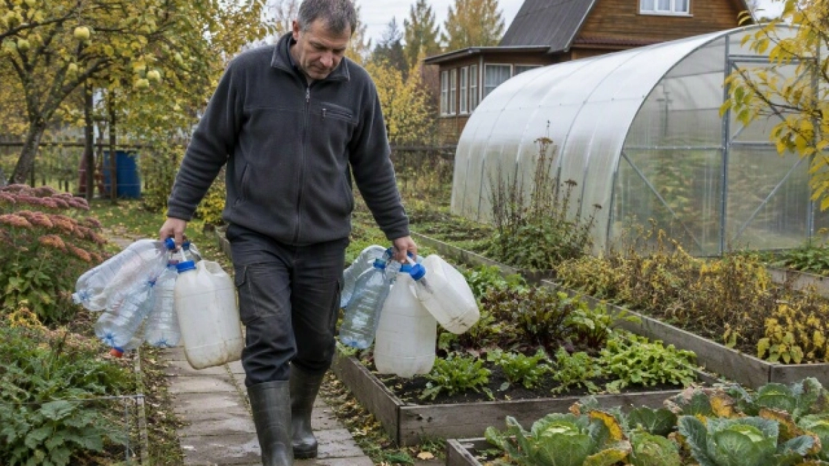 Пластиковую тару превращаю в погребные «соты»: каждый овощ знает свое место и доживает крепышом до весны