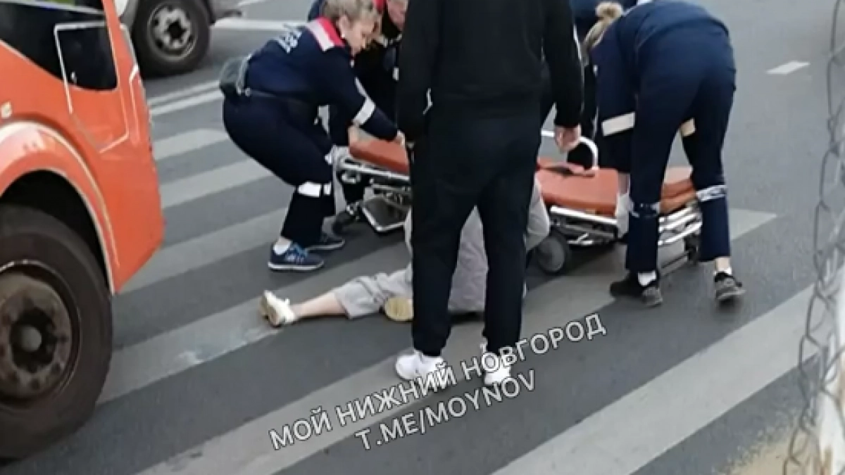 В Нижегородском районе автобус сбил прохожего прямо на переходе