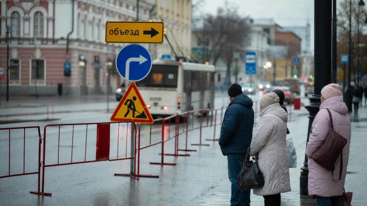 В Нижнем Новгороде 4 ноября перекроют Зеленский съезд и изменят маршруты автобусов
