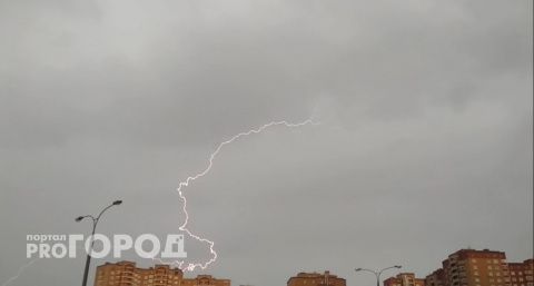 Во вторник Нижний Новгород ожидает дождь с грозой 