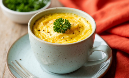 Яичницу на сковородке больше не жарю — беру обычную кружку: получается вдвое вкуснее