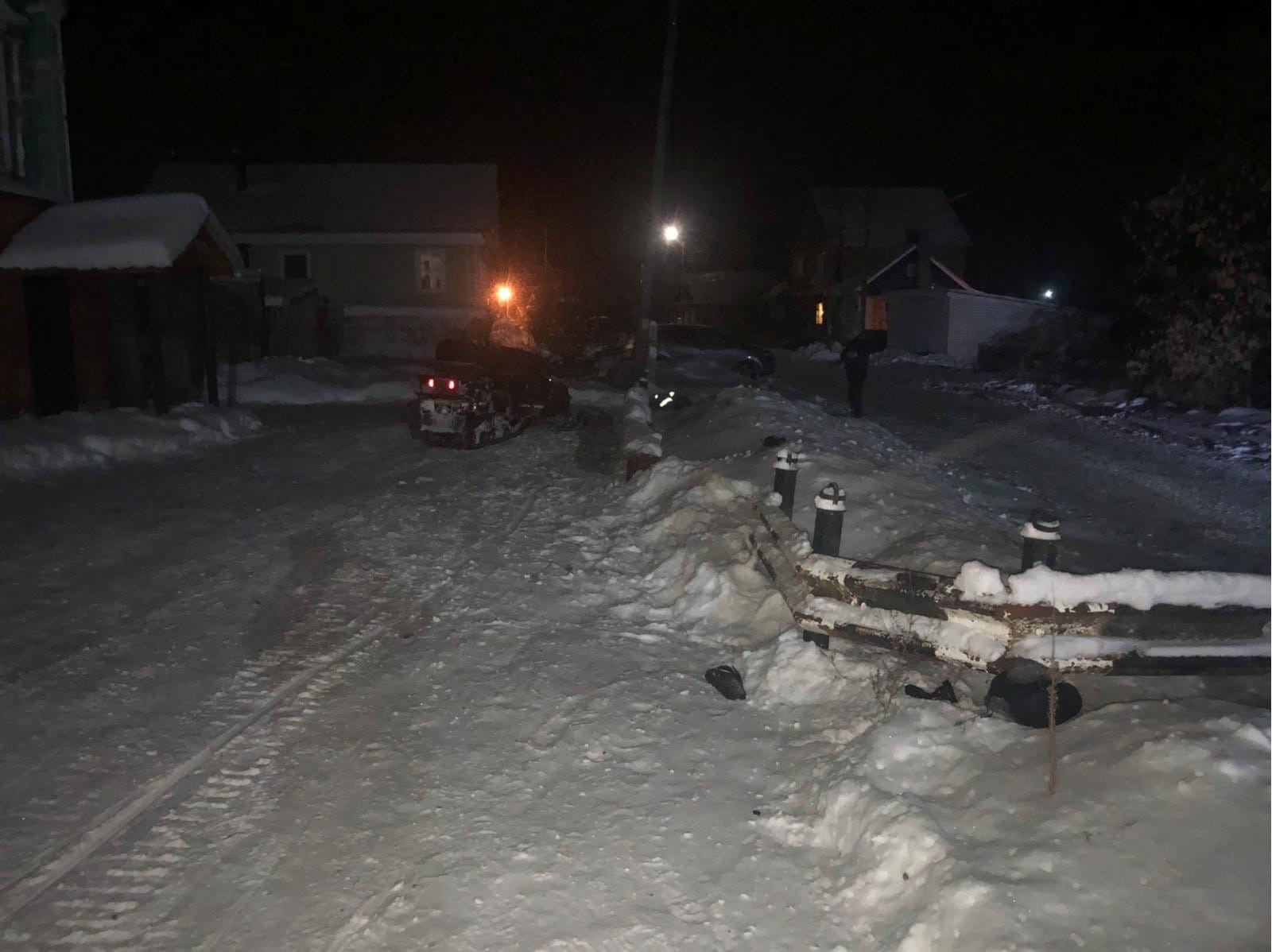 Пьяный водитель снегохода насмерть сбил женщину в Нижегородской области