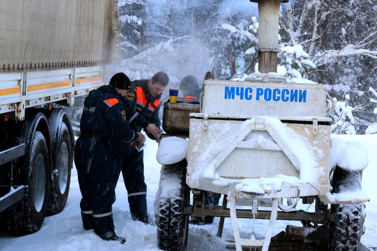 Пятерых замерзающих водителей спасли на пунктах обогрева МЧС на нижегородских трассах 