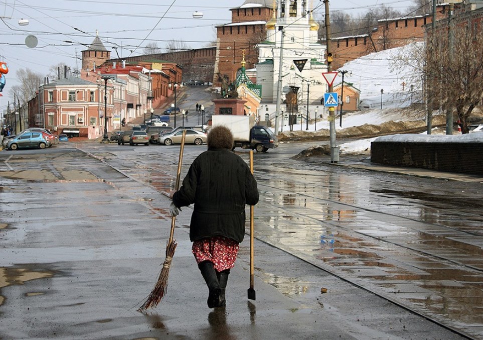 Когда обещают потепление. Март в городе. Нижний Новгород весной. Мартовский дождь.