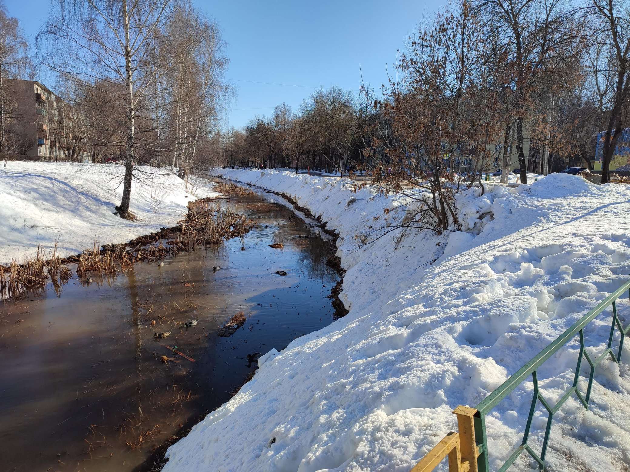 Потепление в нижегородской. В Череповце потепление.