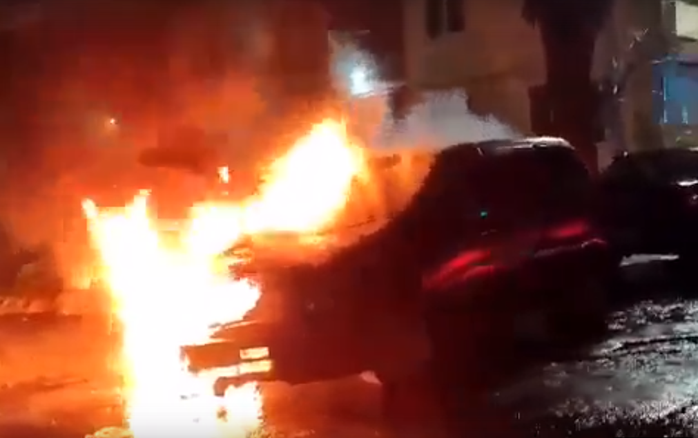 Еще один автомобиль сгорел в Дзержинске
