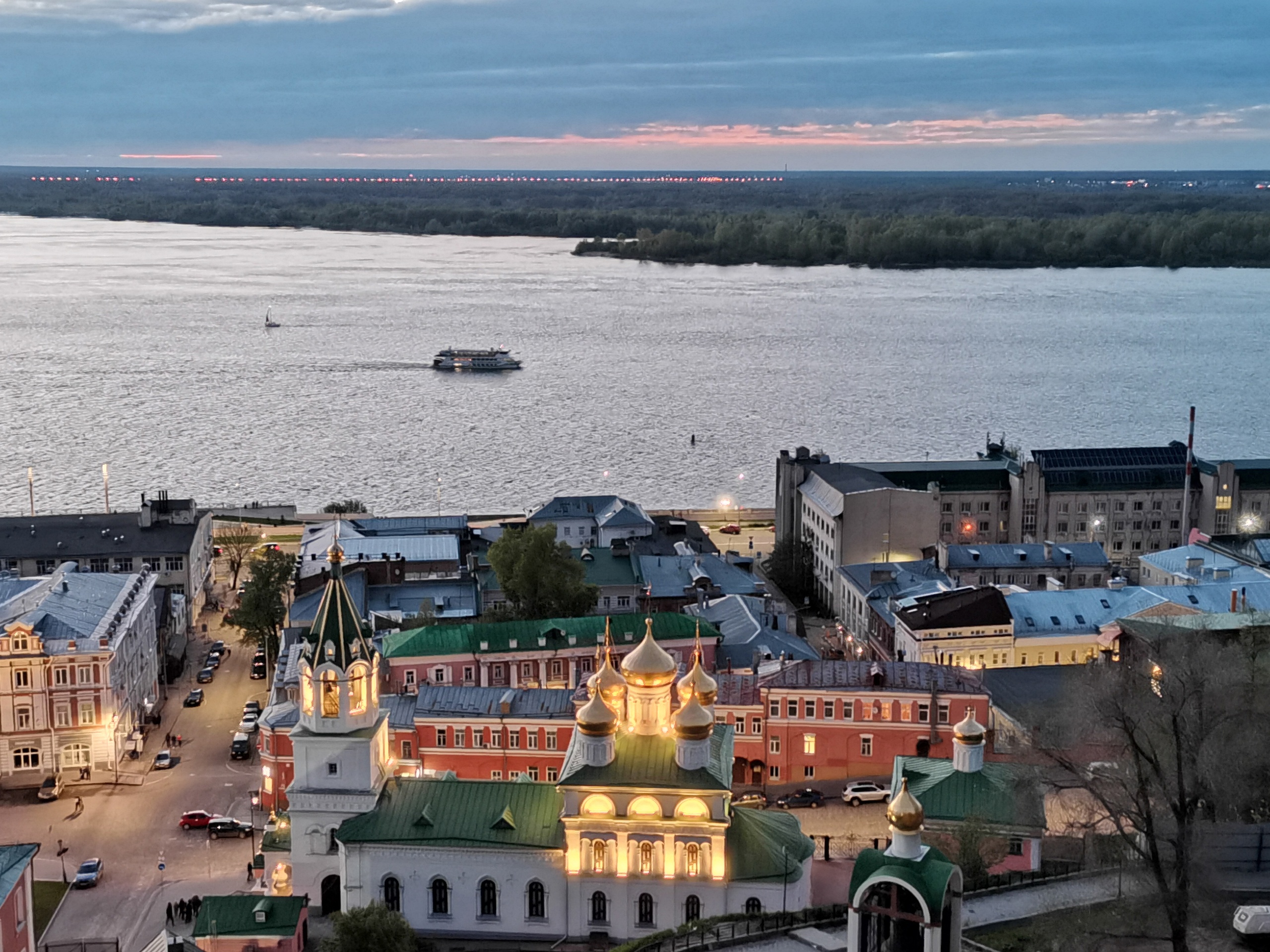 Проект набережной в городе Городец