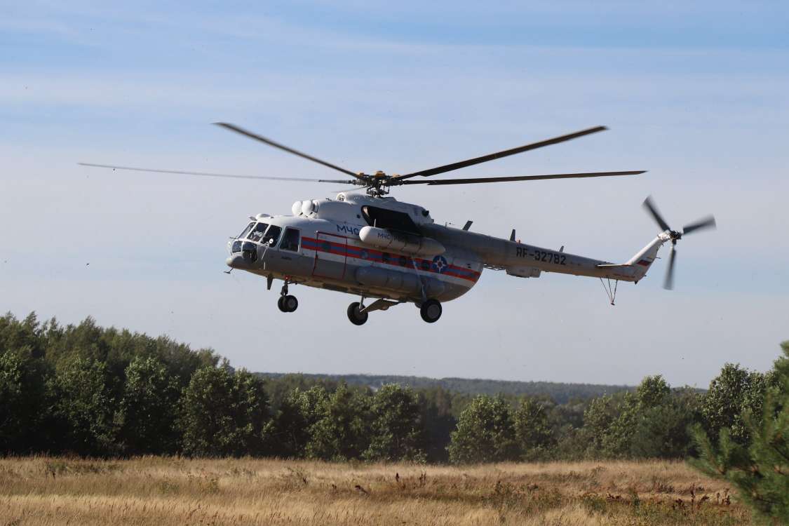 В Нижегородской области тушат пожары с вертолетов
