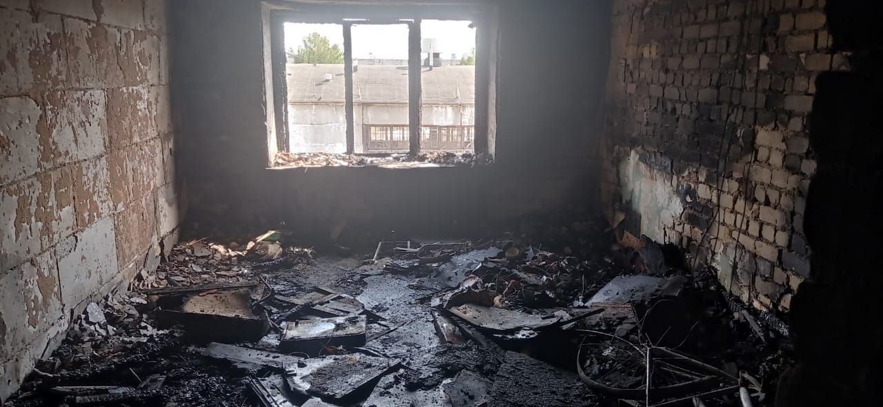 В Первомайске 56 человек эвакуировали из-за пожара в жилом доме