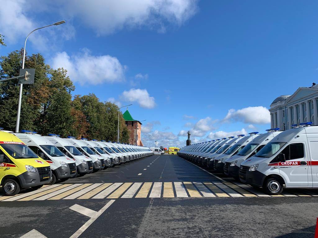 В районные больницы Нижегородской области поступил новый транспорт 