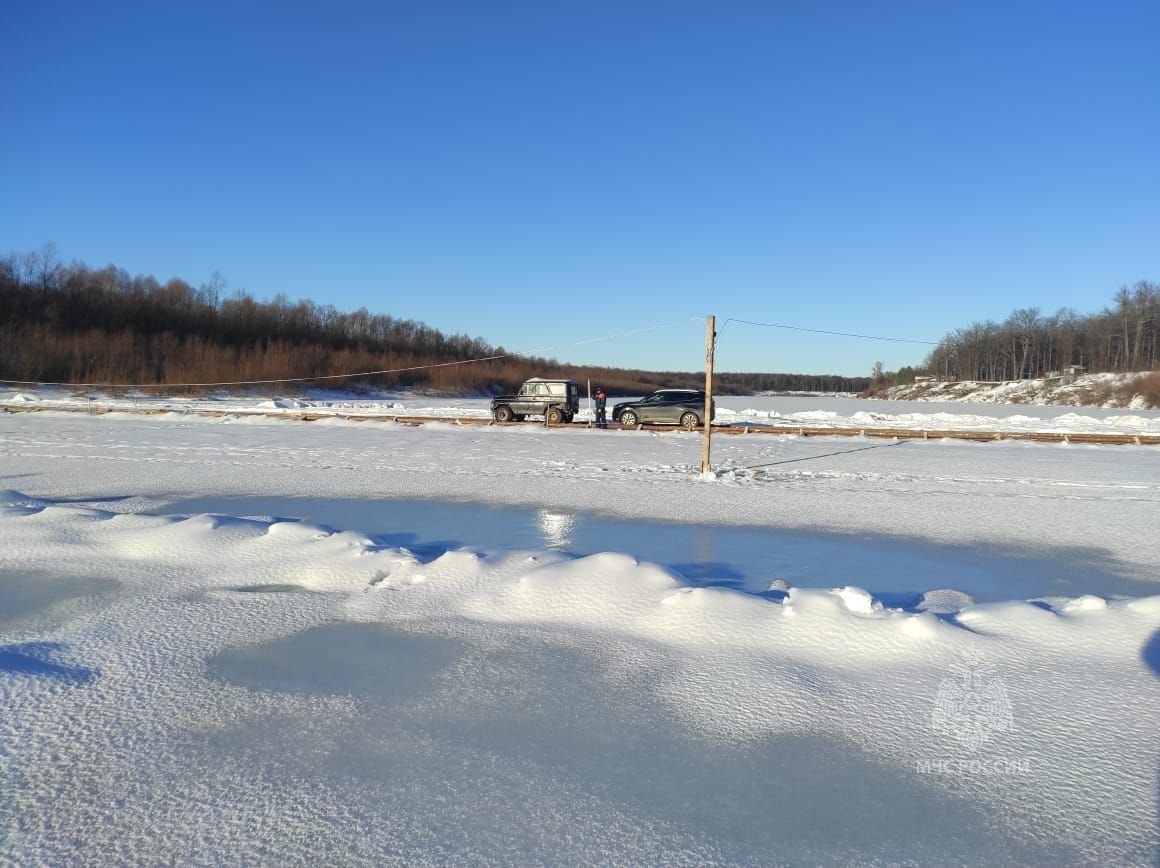 В Пильнинском районе открыли платную ледовую переправу через реку
