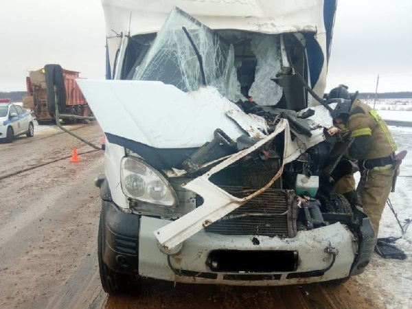 В ДТП с двумя грузовиками в Нижегородской области погиб человек