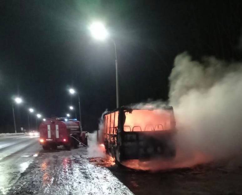 Нижегородская прокуратура заинтересовалась пожаром в пассажирском автобусе 