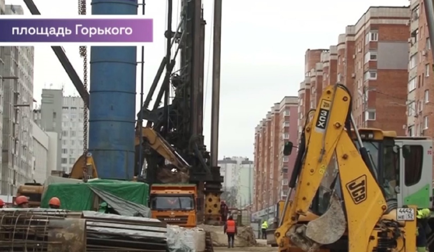 Нижегородские строители отчитались перед Москвой о ходе строительства метро