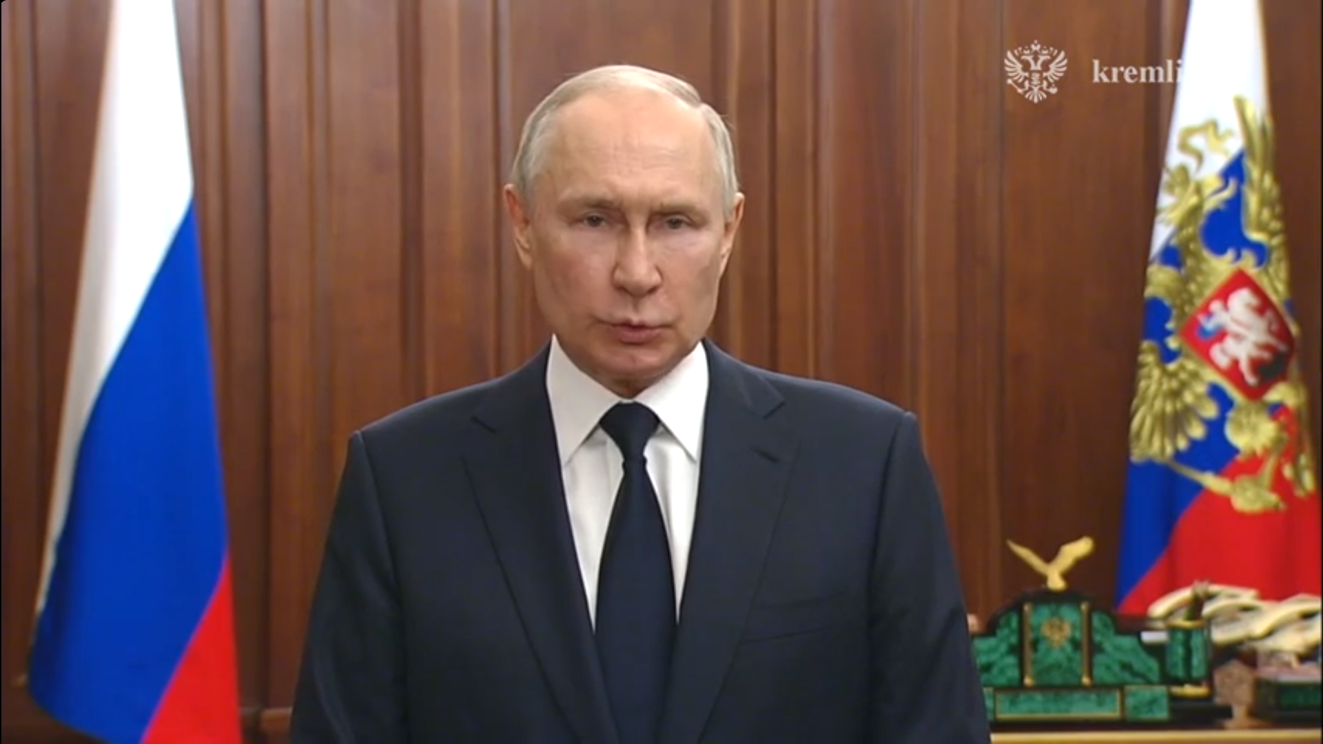 Путин выступил с обращением к гражданам по поводу ситуации с ЧВК "Вагнер"