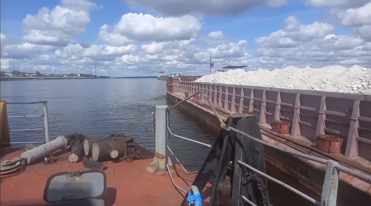 Два судна столкнулись на Волге в Балахнинском районе