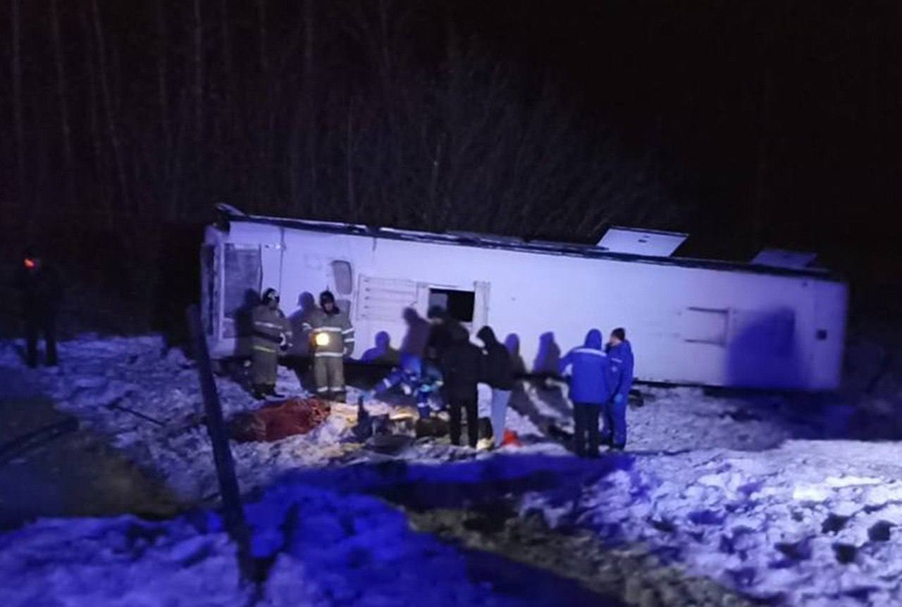 Стали известны подробности ДТП с автобусом из Нижнего Новгорода, в котором пострадали 30 человек