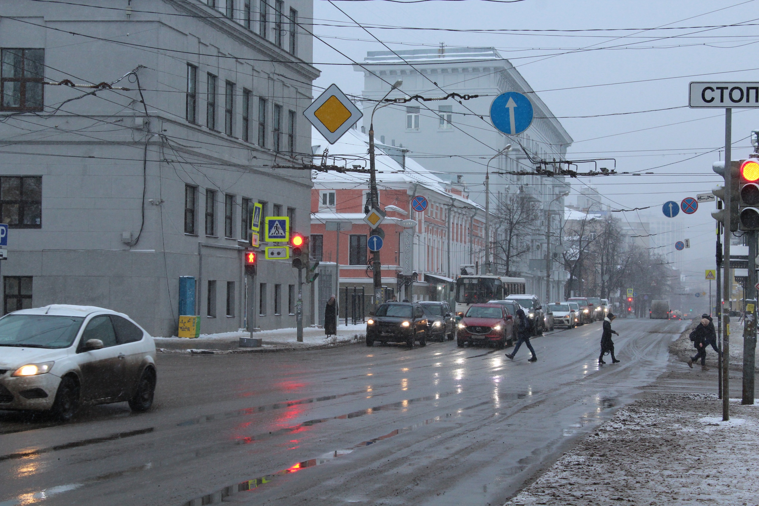 Снег с дождем в Нижегородской области: как закончится рабочая неделя