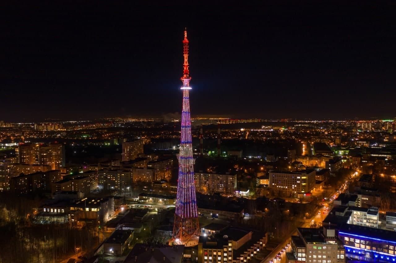 Нижегородскую телебашню украсит праздничная подсветка в честь Дня Победы 