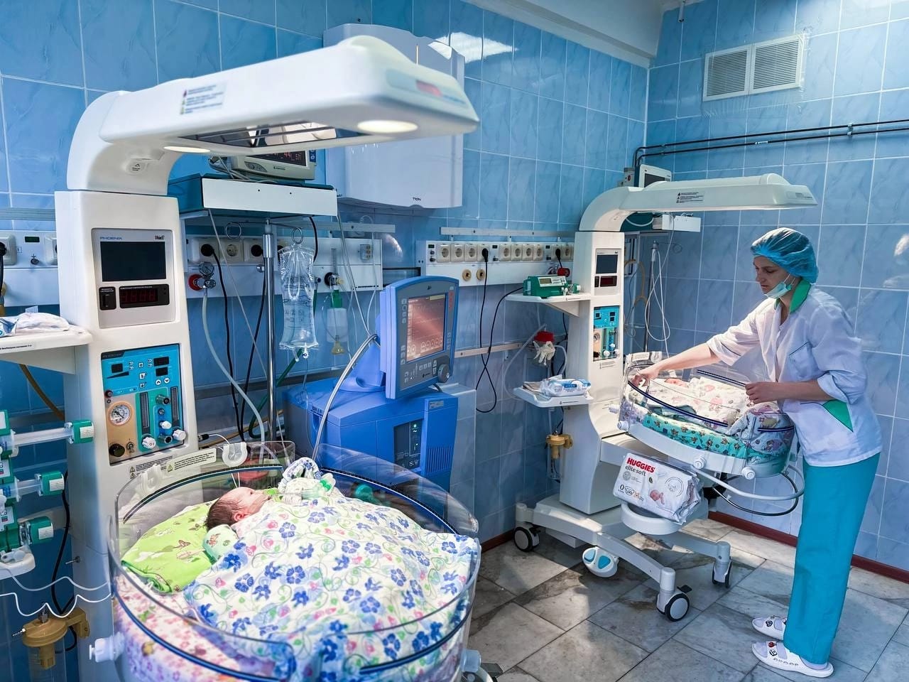 Новые реанимационные системы для выхаживания новорожденных появились в детской клинической больнице