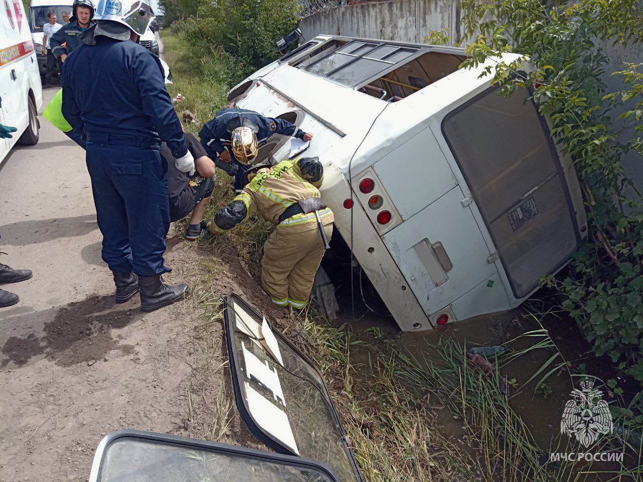 11 человек пострадали в ДТП с автобусом в Кстовском районе