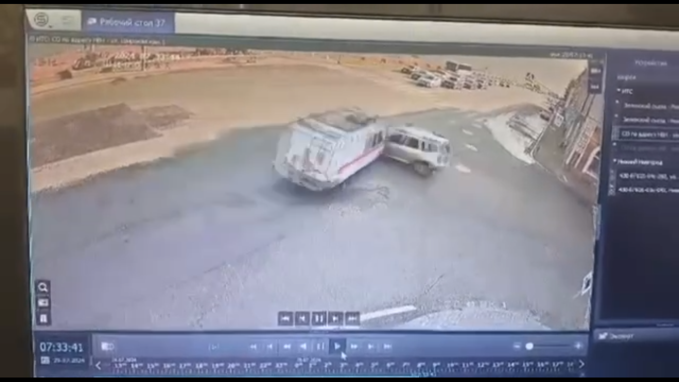 Появилось видео утренней аварии с 4 авто на Нижне-Волжской набережной