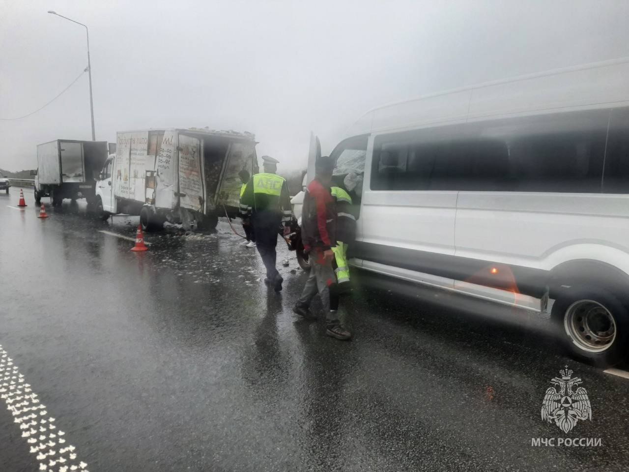 Кровавое ДТП на нижегородской трассе : один погиб, семнадцать ранены