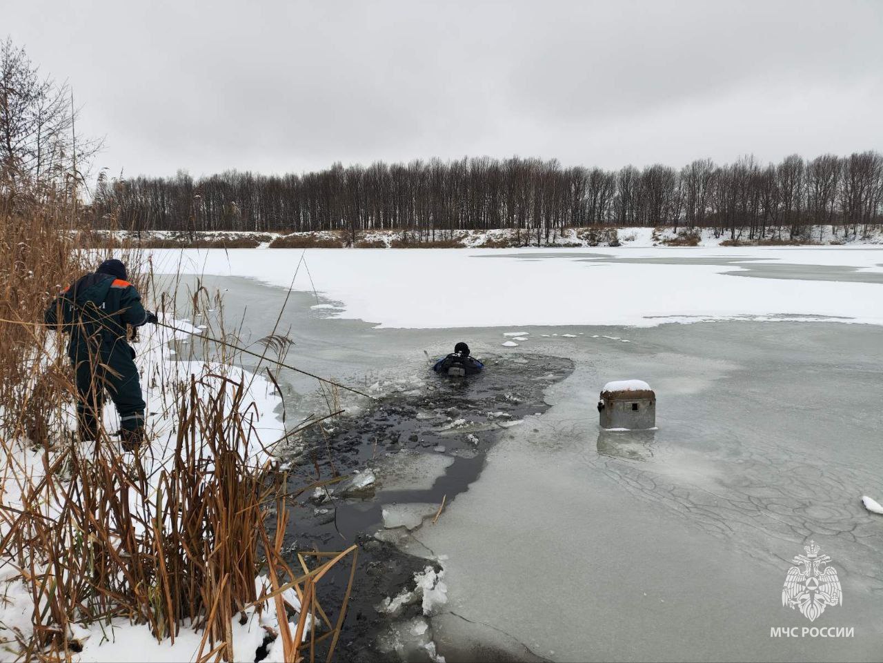 Тело рыбака достали из воды в Кстово