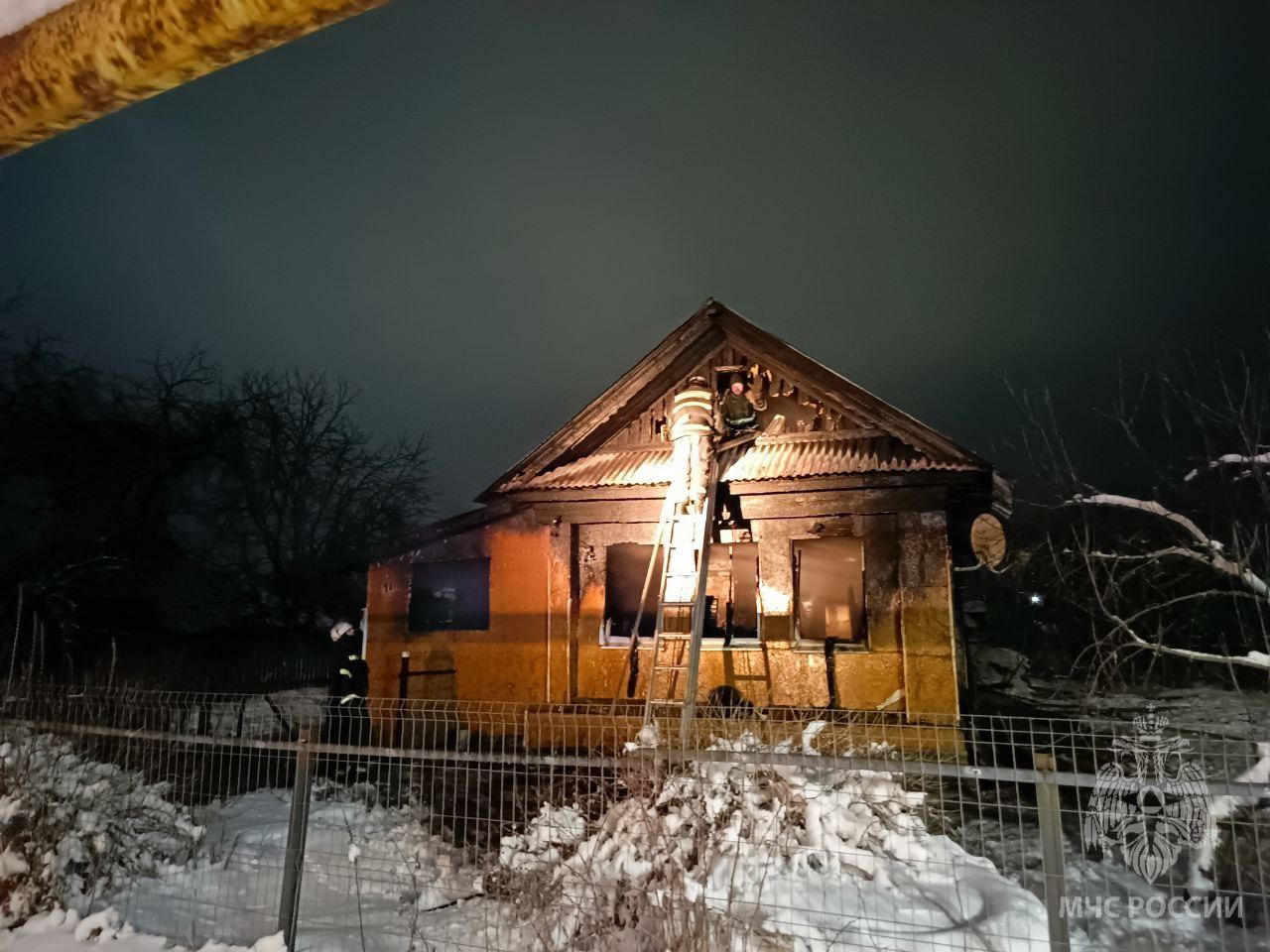 В Дальнеконстантиновском районе на месте пожара нашли тело женщины 