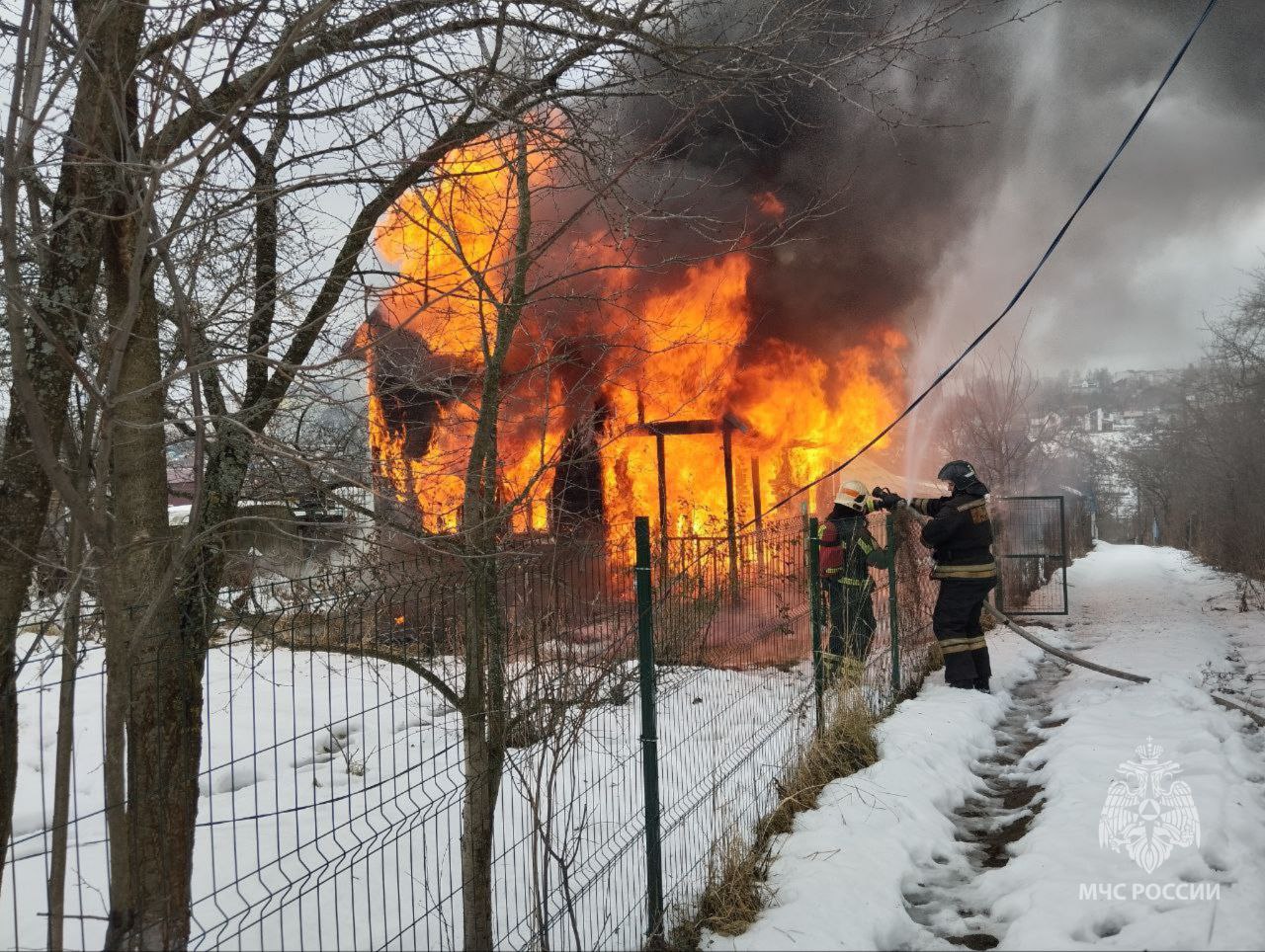 Пожар в садовом доме унес жизнь нижегородца