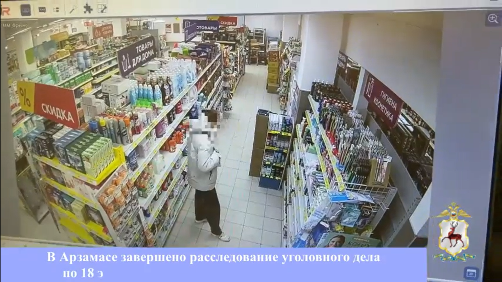 В Арзамасе поймали 19-летнего рецидивиста, который воровал продукты и раздавал прохожим