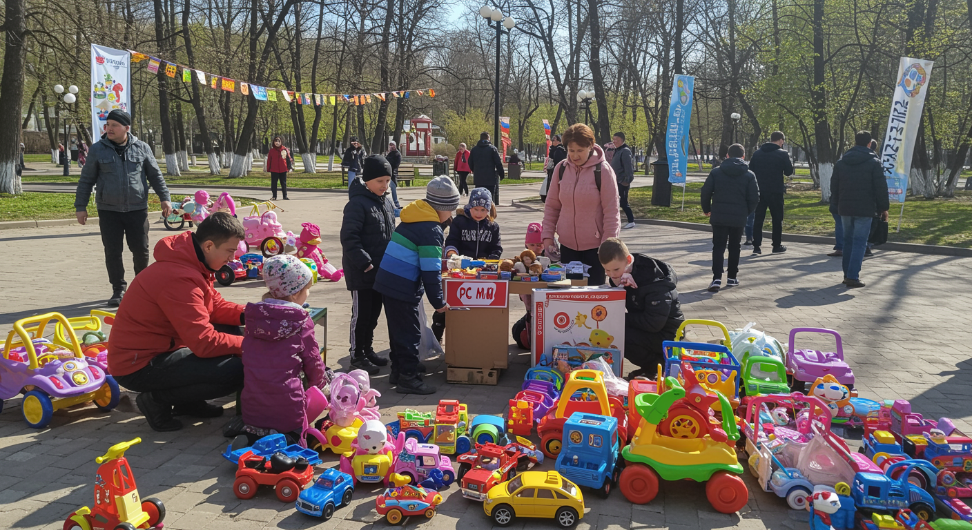 Детский гараж-сейл пройдет в парке Станкозавода 27 апреля