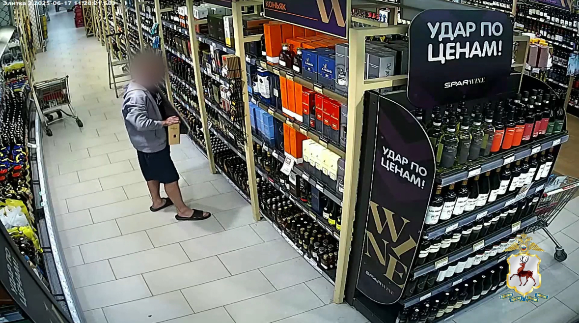 Именинник из Дзержинска устроил себе праздник с элитным коньяком, который решил украсть из магазина