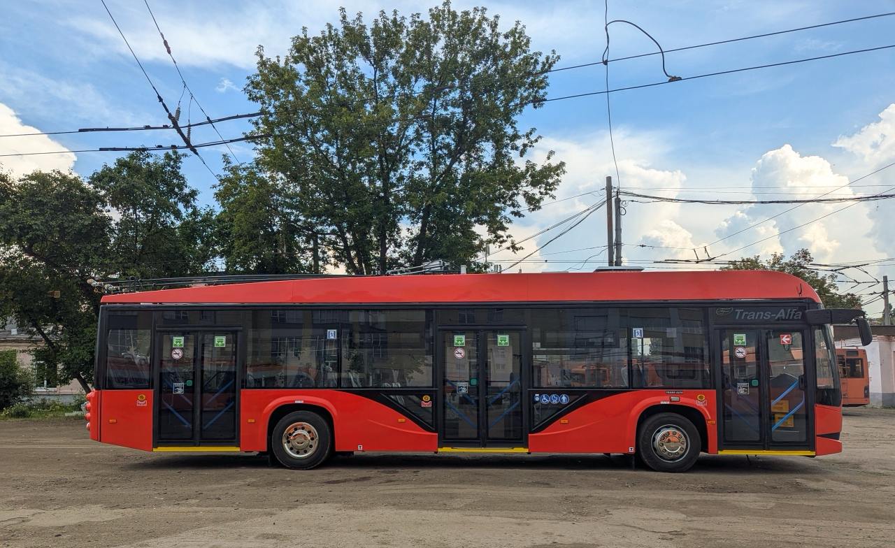 Современный троллейбус с увеличенным автономным ходом начали тестировать в Нижнем Новгороде