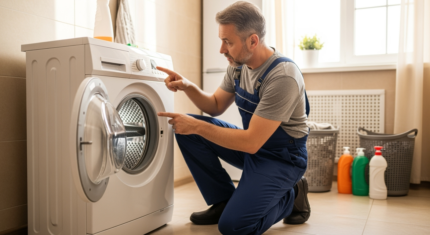 Стиральная машина стучит и трясется при отжиме: сантехник раскрыл 5 главных причин, которые вы не знали