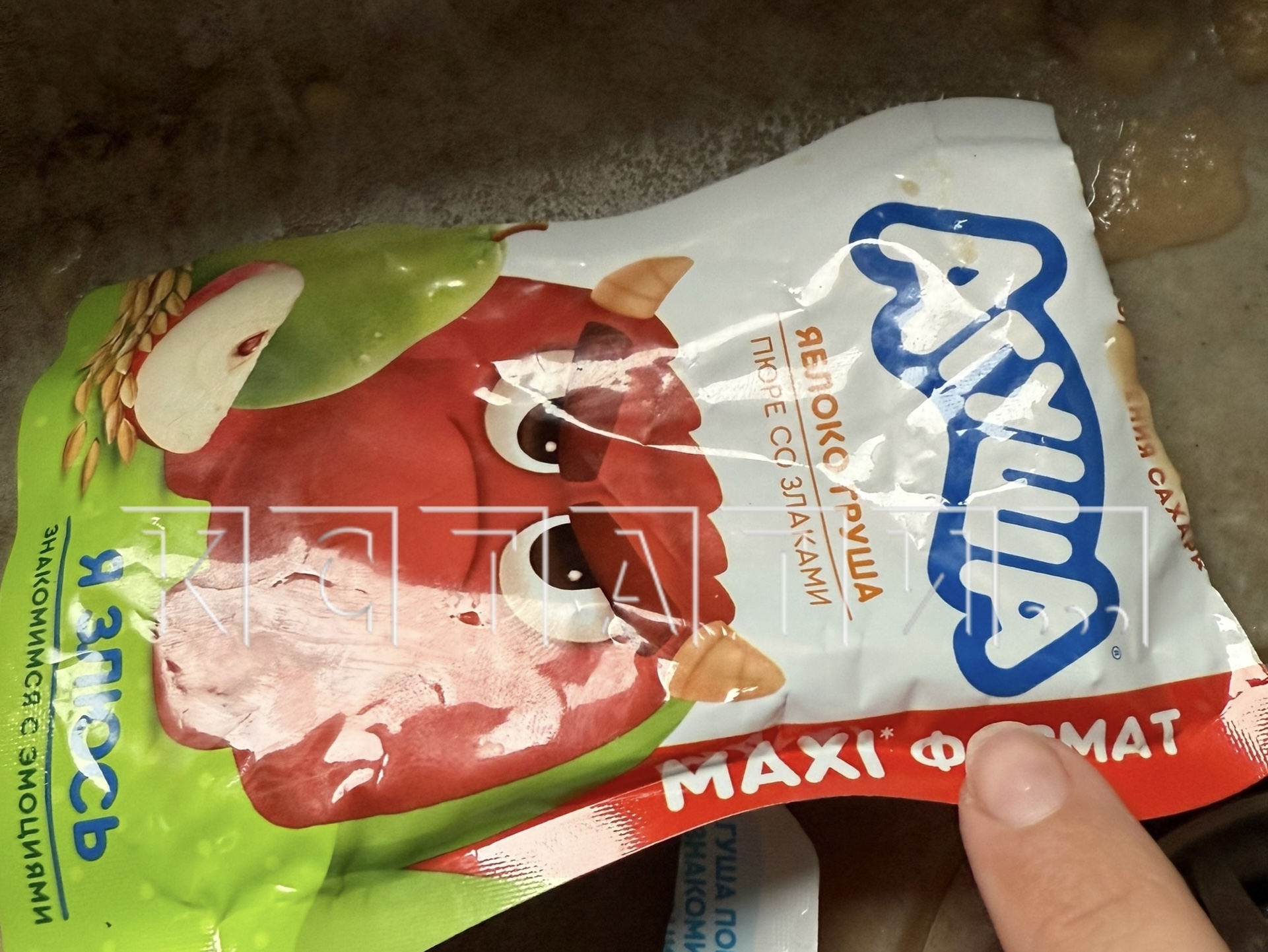 Нижегородка нашла странное содержимое в детском пюре "Агуша": ребенок чуть не отравился